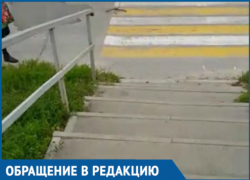Молодая мама возмущена отсутствием пандусов на улице Степная в Волгодонске Молодая мама возмущена отсутствием пандусов на улице Степная в Волгодонске