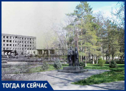 Волгодонск тогда и сейчас: сквер на Ленина без Петра и без Февронии Волгодонск тогда и сейчас: сквер на Ленина без Петра и без Февронии