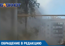 На улице Горького дорожники подняли пылевые облака до уровня пятиэтажки На улице Горького дорожники подняли пылевые облака до уровня пятиэтажки