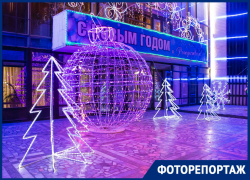 Светящиеся фигуры украсили Волгодонск перед Новым годом Светящиеся фигуры украсили Волгодонск перед Новым годом