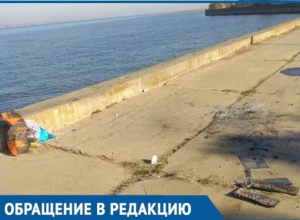 Волгодонцы возмущены переполненным мусором на Набережной В-9 Волгодонцы возмущены переполненным мусором на Набережной В-9