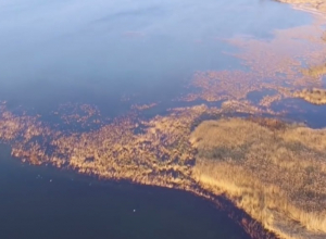 Цимлянское водохранилище с высоты птичьего полета Цимлянское водохранилище с высоты птичьего полета
