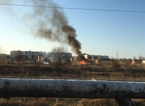 Волгодонск остался без света из-за пожара на Нагорном Волгодонск остался без света из-за пожара на Нагорном