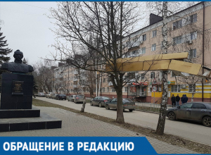 Загадочная конструкция непонятного происхождения повисла на деревьях в Волгодонске Загадочная конструкция непонятного происхождения повисла на деревьях в Волгодонске