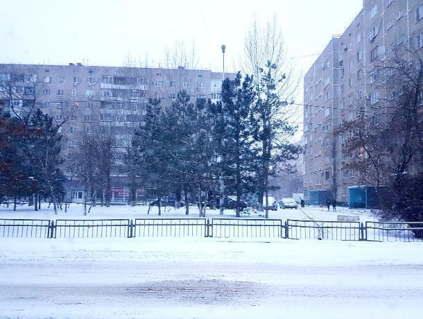 До -6 и сильный снег ожидается в Волгодонске сегодня