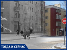 Волгодонск тогда и сейчас: скованный морозом старый город