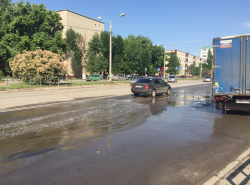 Лужа в 40-градусную жару