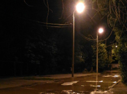 Потоп на улице Лермонтова,дотекло до Советской