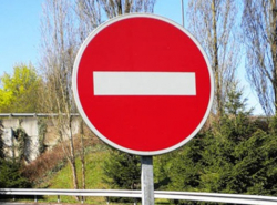 Проблемная разметка и знак