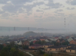 Туман скрыл Атоммаш