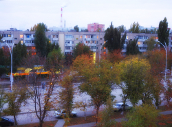 Вид из окна на осень