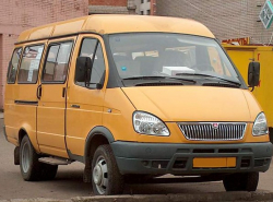 Маршрутка толкнула женщину на зебре