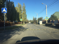 Новый лежачий полицейский