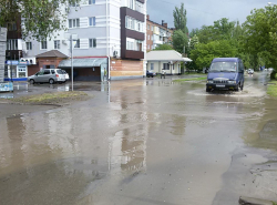 Горького всю затопило
