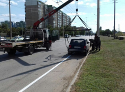 Припарковался на полосе для велосипедистов 