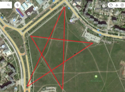 Пентаграмма на поле Дураков?!