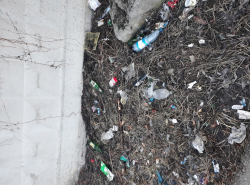 Свалка мусора в районе Теплосетей