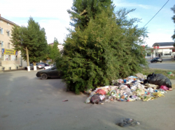 Наш дом оставили без мусорного контейнера