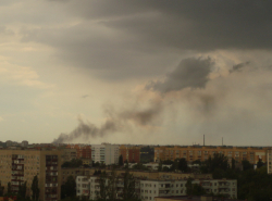 Пожарникам: дождь в помощь