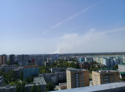 пожар за городом