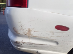 Ударили машину на КПП РоАЭС