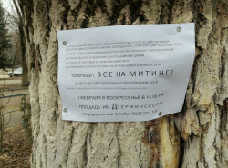 Что за митинг?