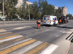 песок по всему проспекту 