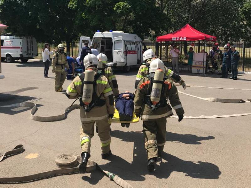 Пожар в школе и авария на газопроводе: масштабные учения с участием оперслужб прошли в Волгодонске