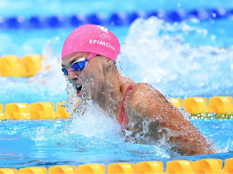 Юлия Ефимова вышла в финал Олимпийских игр на дистанции 100 метров брассом