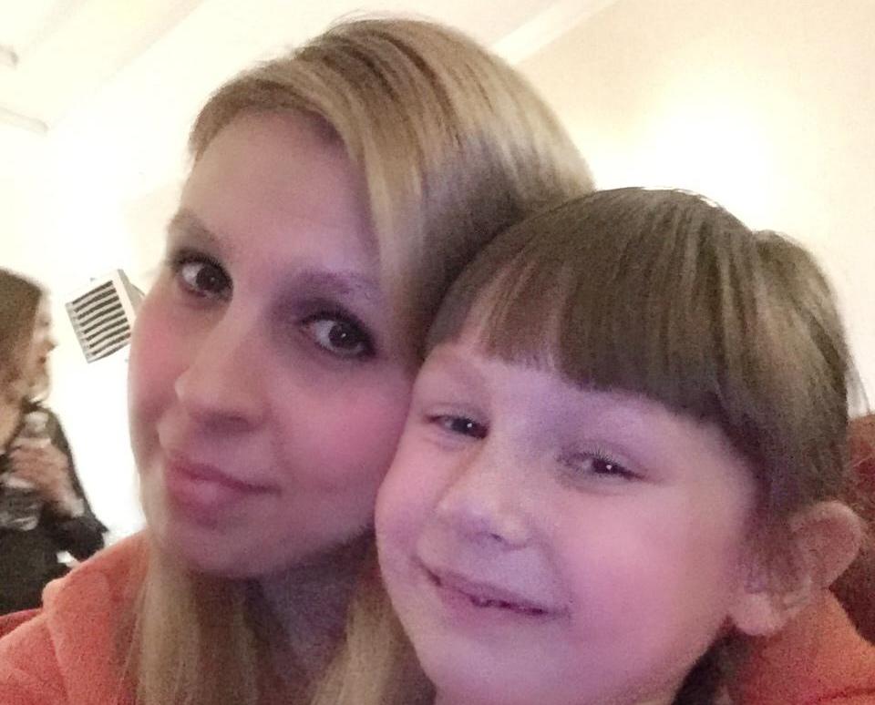 Олеся Мартынова и дочь Диана 