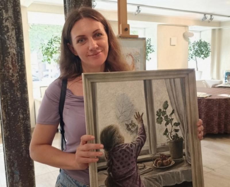 Цимлянская художница Наталья Швецова завоевала признание в Санкт-Петербурге