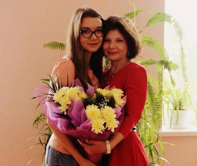 Елена Овсюкова и дочь Алина
