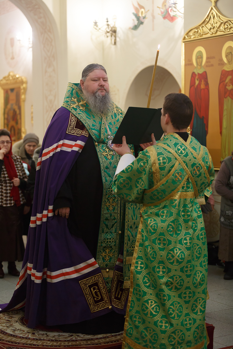 Епископ Корнилий совершил молебен перед иконой преподобного Серафима  Саровского