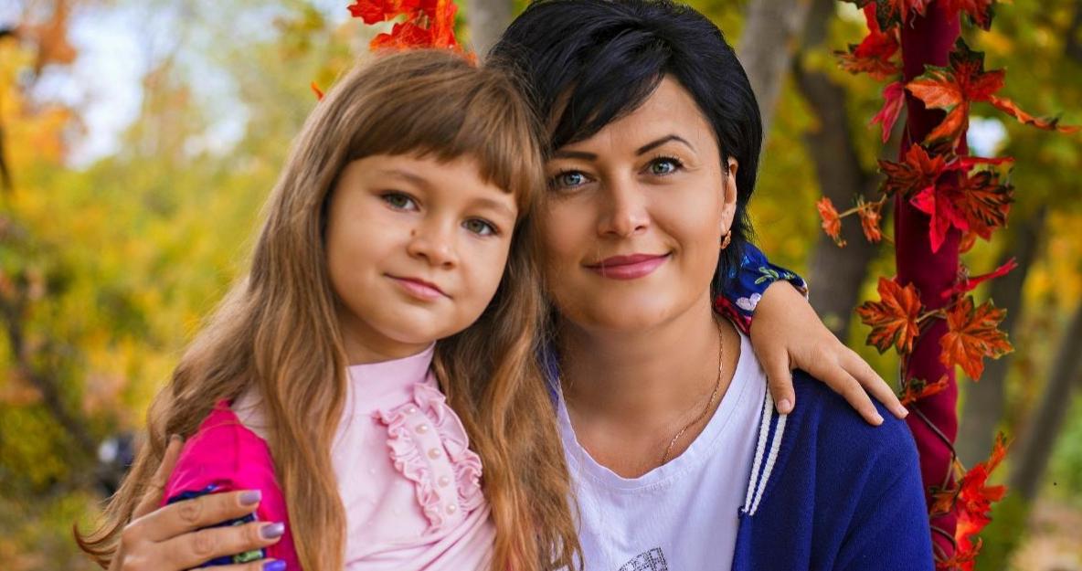 Ольга Приймачук и ее дочь Дарья 
