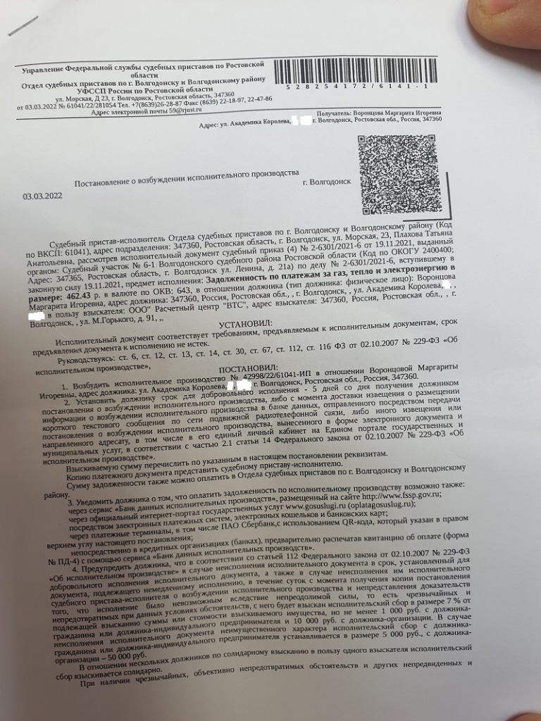 С кошки тоже долги будут выбивать?»: приставы из Волгодонска возбудили  производство против 6-летней девочки | 28.03.2022 | Волгодонск - БезФормата