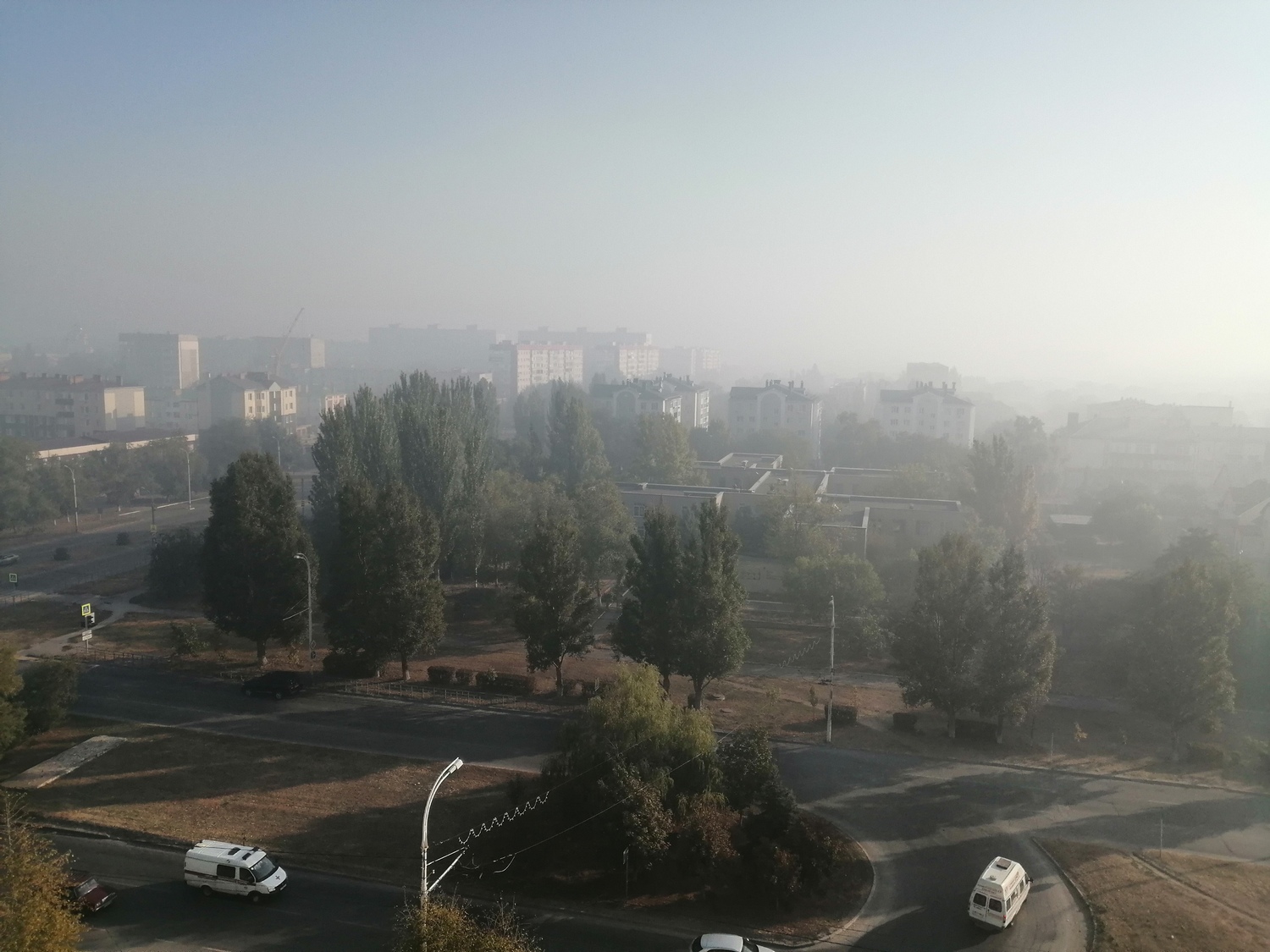 Дым в Волгодонске