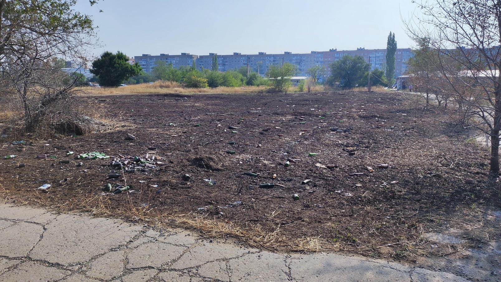 Свалка и заросли в квартале ВЦ-1