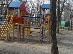 Новый знак в парке Победы