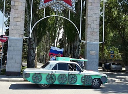 По Волгодонску проехался ТАНК