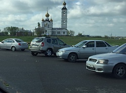 ДТП перед мостом