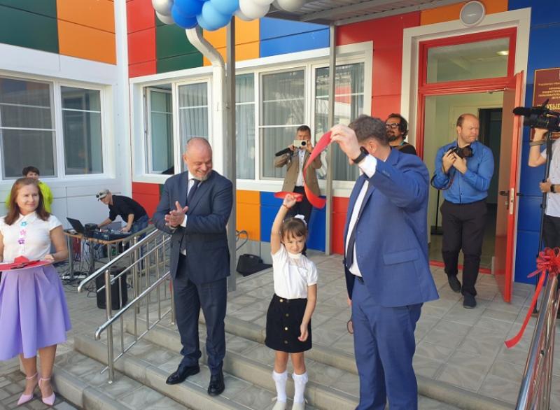 Глава города Дмитрий Вельможко на открытии детского сада Голубые дорожки